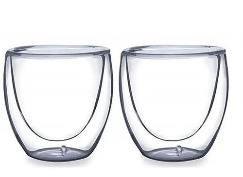 Dupla de Copos para Café com Parede Dupla 240 ml 02 Peças