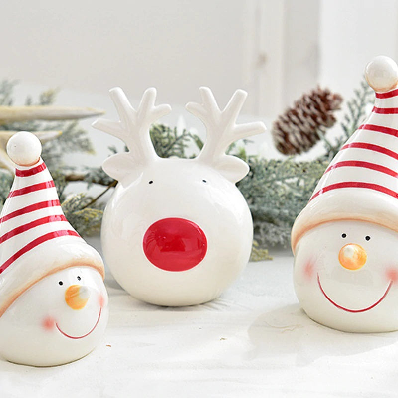 Alce em Porcelana XMAS - 12cm