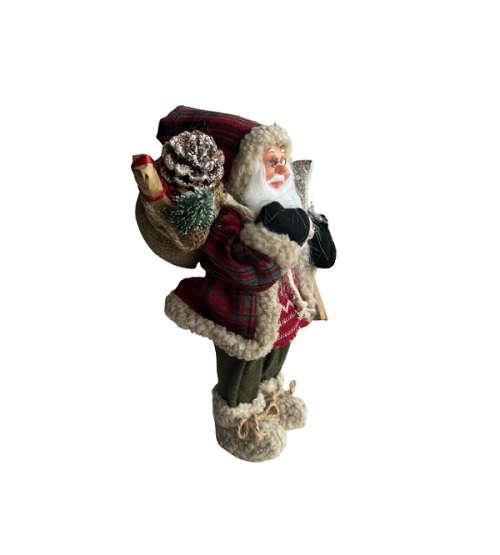 Boneco Papai Noel Decoração Natalina 30cm