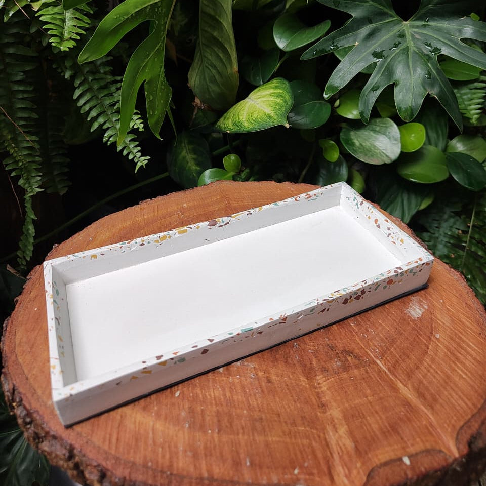 Bandeja Retangular Terrazzo