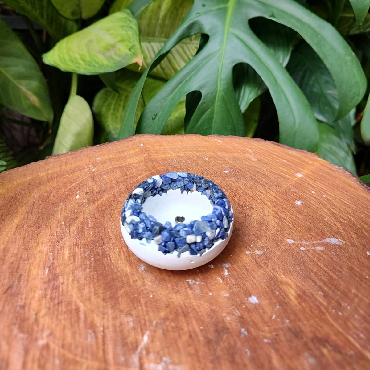 Mini Incensário em Sodalita