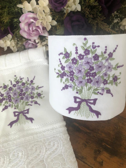 Toalha de Lavabo Bouquet Floral