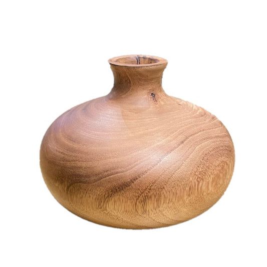 Vaso Decorativo em Madeira 13x19cm