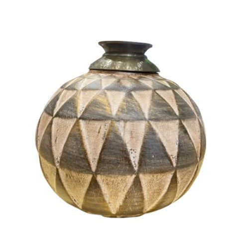 Vaso Atenas em Cerâmica M
