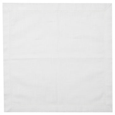 Conj 2 Guardanapos Ponto Ajour Algodão Branco 40x40cm