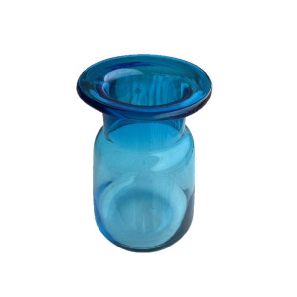 Vaso de Vidro Azul