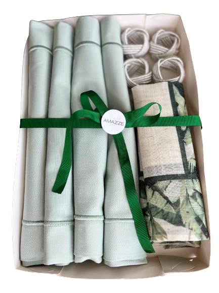 Kit 3 Mesa Posta Verde Menta