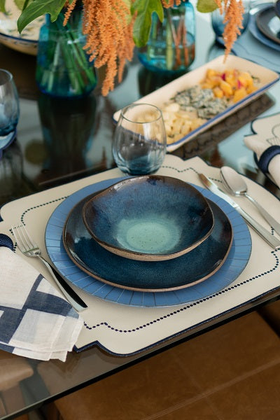 Conjunto de Bowl/ Saladeira Acqua Marine (4 unidades)