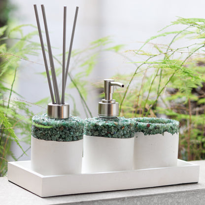 Copo Organizacional em Quartzo Verde