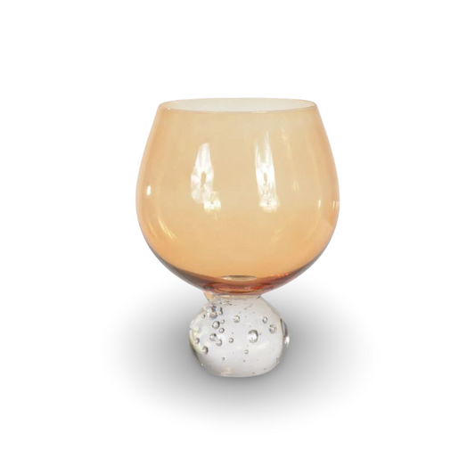 Conj 4 Taças de Vinho Bubbles Âmbar 610ml