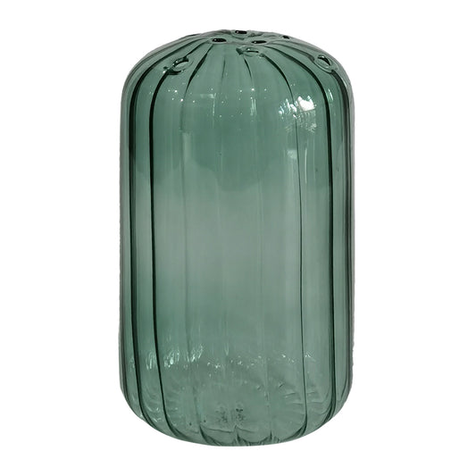 Vaso de Vidro Verde 14x14x21cm