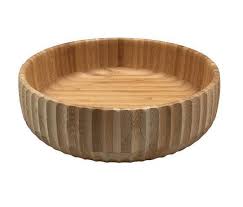 Bowl de Bambu Canelado Redondo 22cm
