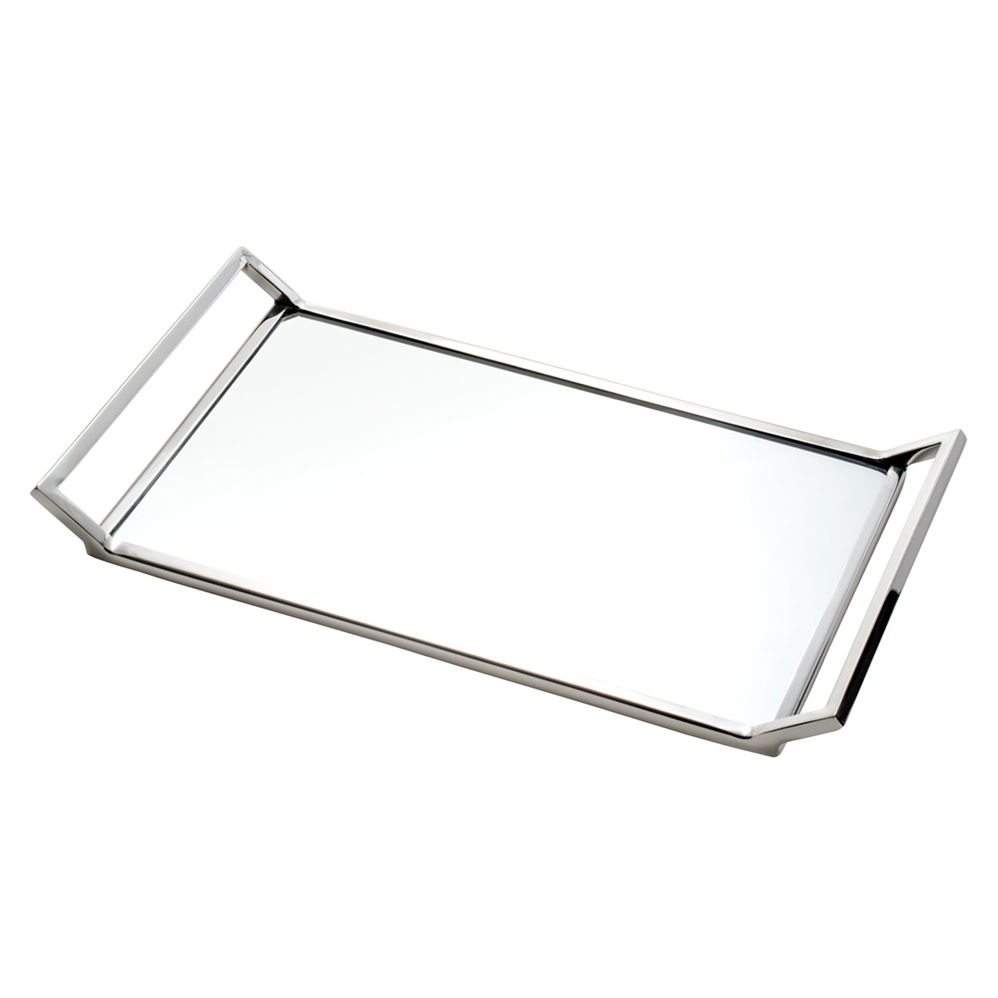 Bandeja Aço Inox C/ Espelho 40x20x5