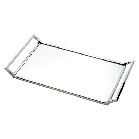Bandeja Aço Inox C/ Espelho 40x20x5