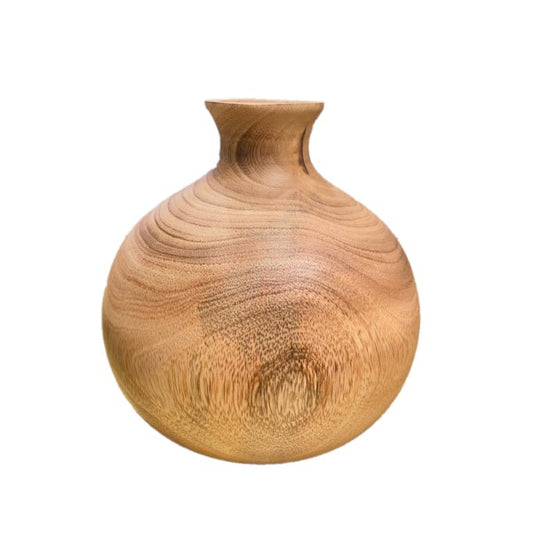 Vaso Decorativo em Madeira 18x18cm