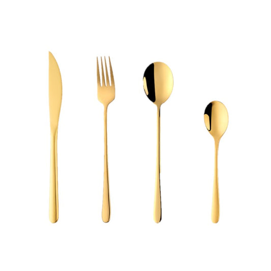 Faqueiro 24 pçs Dourado
