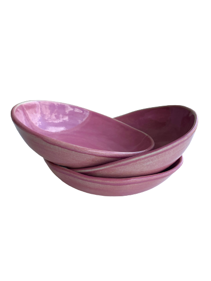 Dupla de Bowls em Cerâmica Rosa