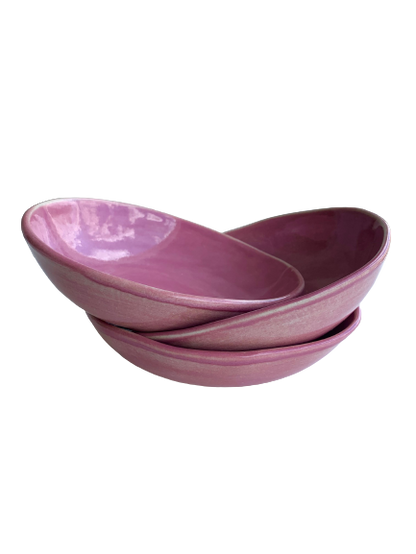Dupla de Bowls em Cerâmica Rosa