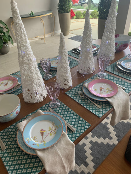 Árvore de Natal Decorativa Branca 60cm