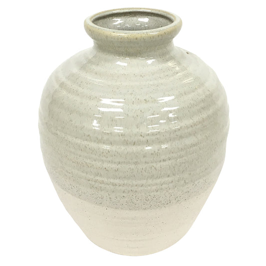 Vaso de Cerâmica Areia 20x20x26cm