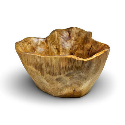 Gamela em Madeira Natural P 36x29x19cm