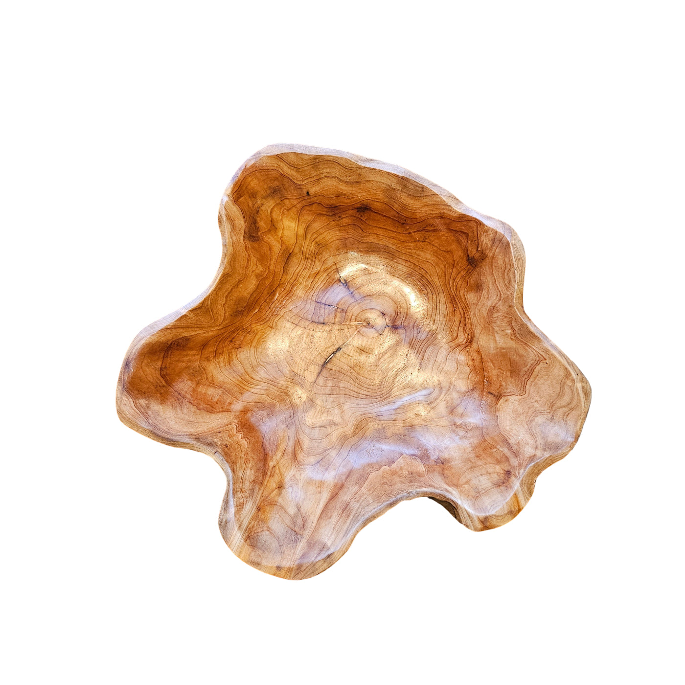 Gamela em Madeira Natural 42x43x12cm