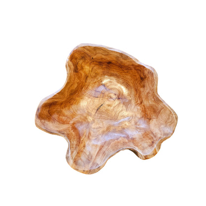 Gamela em Madeira Natural 42x43x12cm