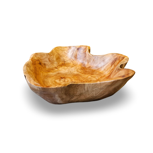 Gamela em Madeira Natural 42x43x12cm