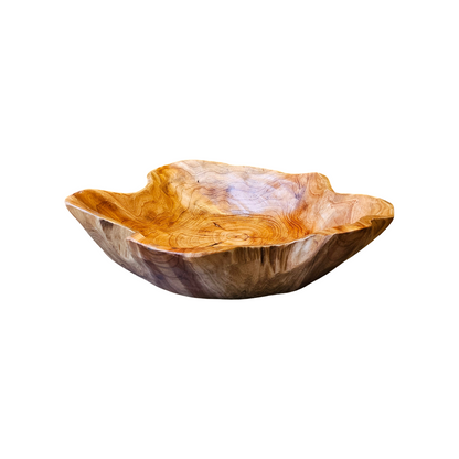 Gamela em Madeira Natural 42x43x12cm