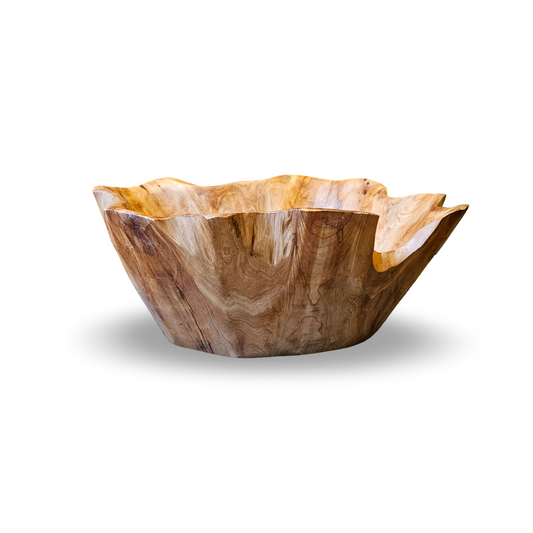 Gamela em Madeira Natural 45x43x20cm
