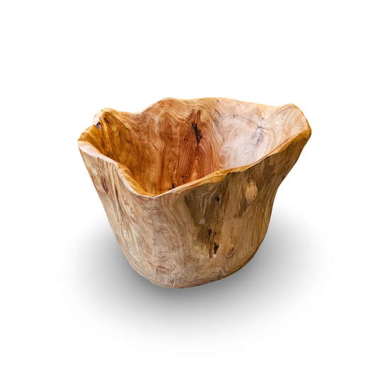 Gamela em Madeira Natural 36x29x19cm